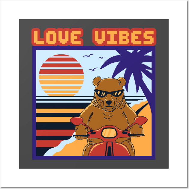 Love vibes Wall Art by Made1995